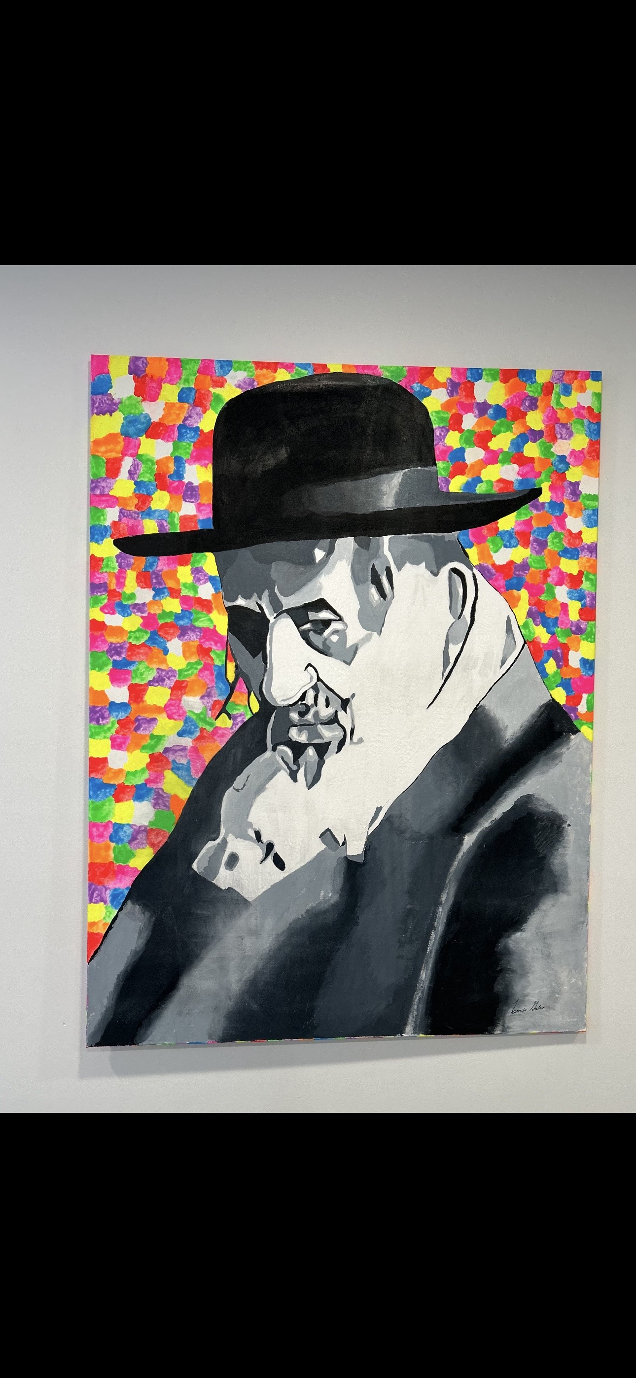 "My first painting I did for one of my first ever clients. They believed in me to make this for them considering I've never done something like this before and I came through and they loved it."